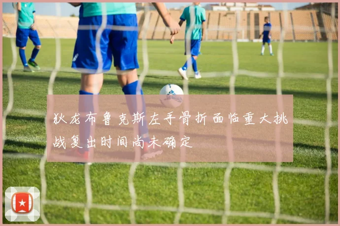 狄龙布鲁克斯左手骨折面临重大挑战复出时间尚未确定